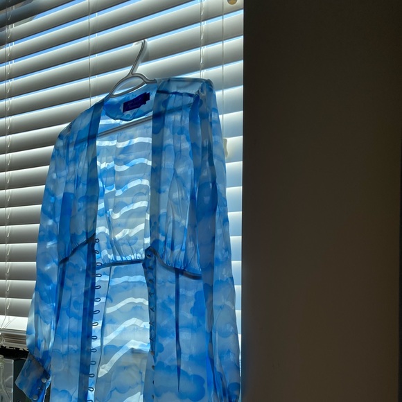 100% silk THE AMOREENA in Cloud Limited addition - Picture 7 of 8